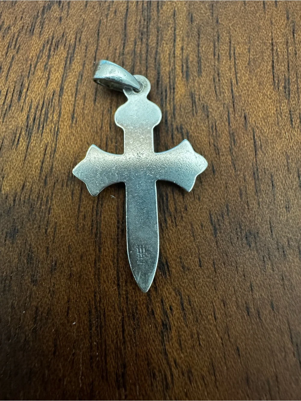 Retired James Avery Fleuree Cross Pendant Sterling Silver 925